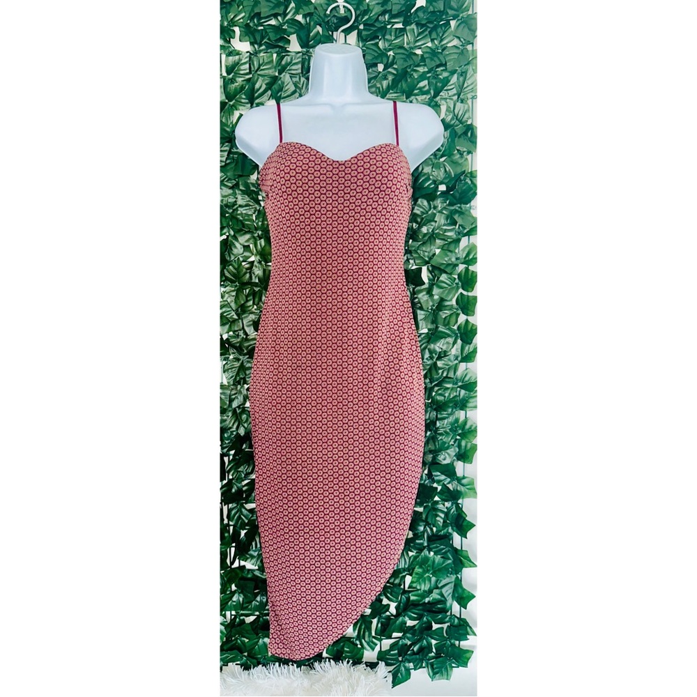 Chic Asymmetrical Pink Dress - Picture 1 of 6